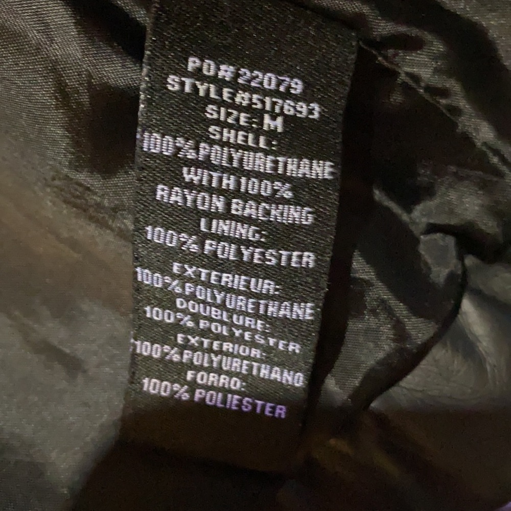 Faux leather jacket - Picture 5 of 6